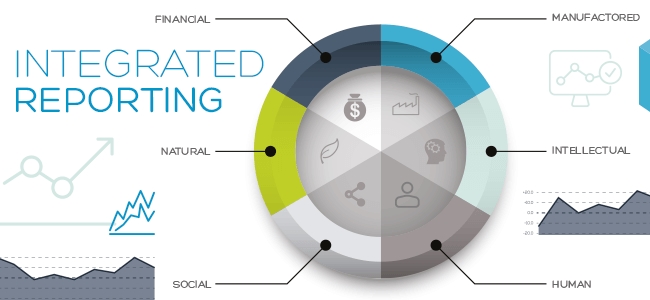 an integrated report graphic